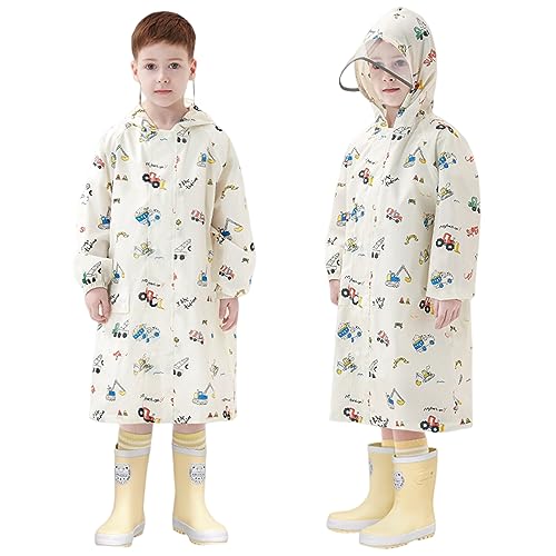 Image of Kids Raincoats Girls Rain Poncho Rain Jacket Children Rain Wear Rainwear