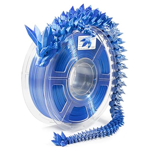 iSANMATE PLA 3D Printer Filament, PLA Filament 1.75mm Dual Color Silk PLA, Silk Blue Silver 3D Printing Filament,1 kg Spool