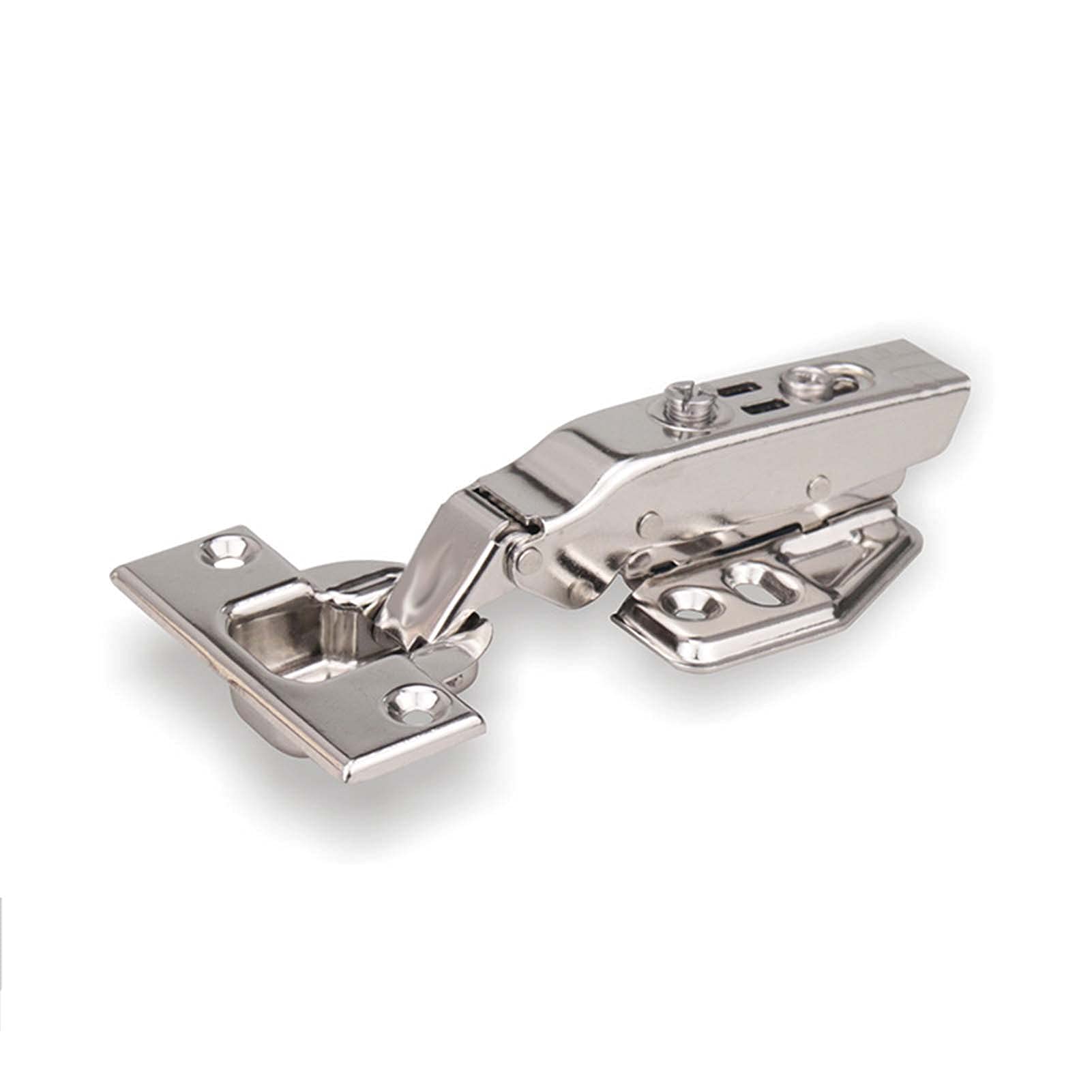 6PCS Cabinet Hinges, Door Hinge Hydraulic Rustproof and Corrosion Resistant Easy Installation for Home Kitchen Bathroom,Middle Bend
