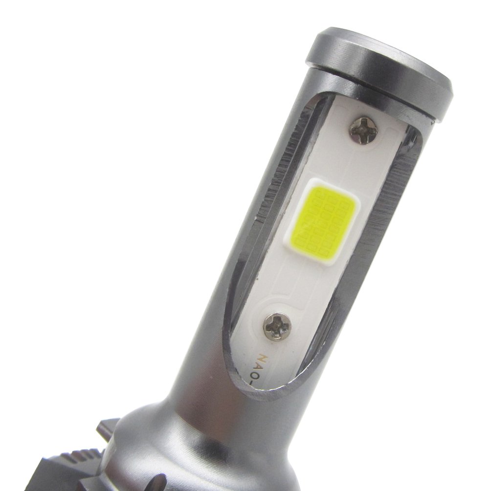 TOOGOO 2 szt. 55 W/żarówka 110 W/zestaw 11000 lm / zestaw H15 LED reflektory zastępują HID Bi-Xenon Hi/Lo żarówka 6000 K biała lampa