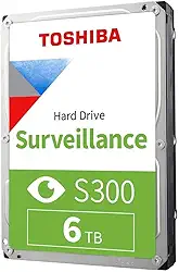 HD Toshiba Surveillance S300 6TB 3.5 SATA 5400 HDWT860UZSVA