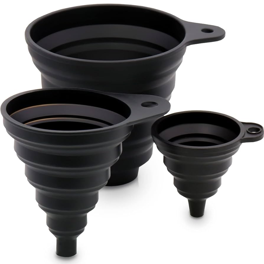 Amazon | 3サイズ キッチンじょうごセット 食品グレード ボトル