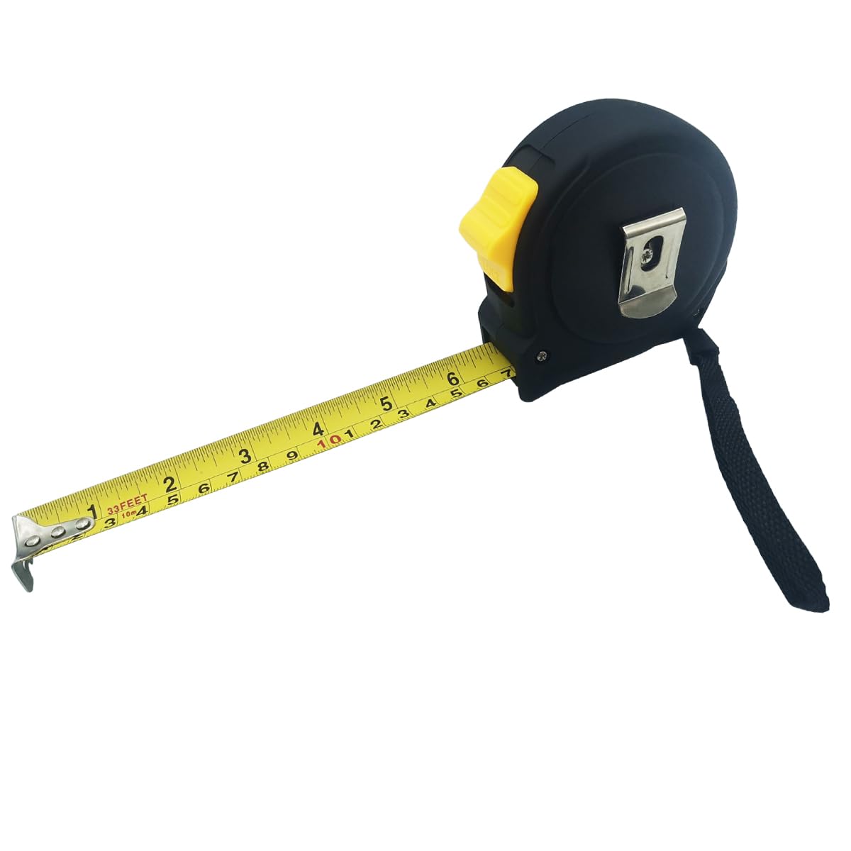 YUANCOX Steel Tape Measure,Imperial and Metric Measurement Tape Measure 5m / 16ft,7.5m,10m,3m Thickened Stainless Steel Telescopic Box Measure (Black - Image 2
