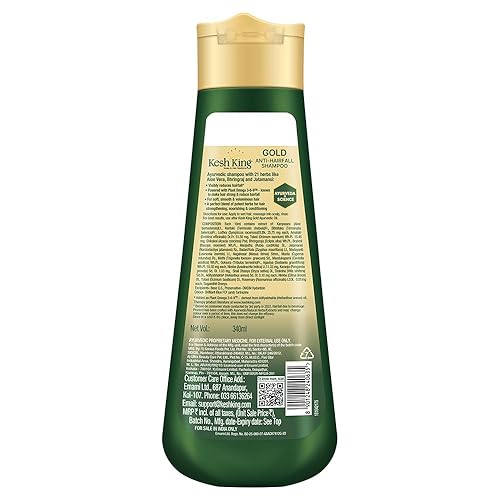 Miniatura 7 de KESH KING Champú anti caída de cabello  con hierbas ayurvédicas y aloe vera  proporciona cuero cabelludo nutrido saludable  para un cabello suave y