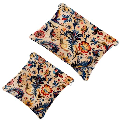 Borse cosmetiche tascabili da borsa per il trucco impermeabile senza cerniera per il a chiusura automatica per ragazze mini per margherite bianche fiori donna pelle