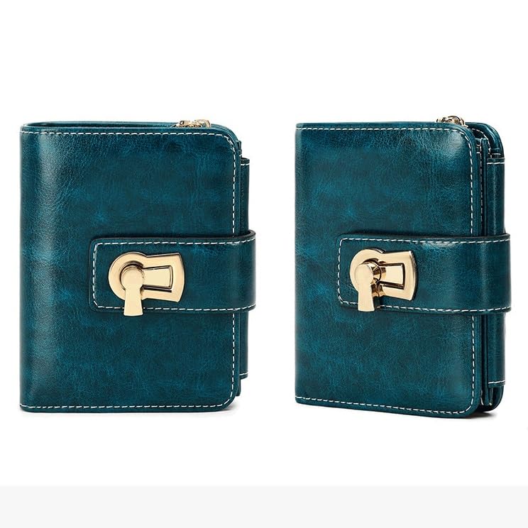 Women Leather Zipper Wallets Purse Card Holder Wallets Female Short Purse For Women Ladies Wallet(E)4