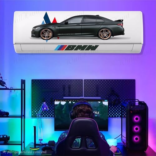 Image of Ac Car Wall Sticker for Living Room, Bedroom, Kids Room, Big Size Ac Sticker, 3D Sticker, PVC Vinyl wall Sticker Size All Ac Suitable #6