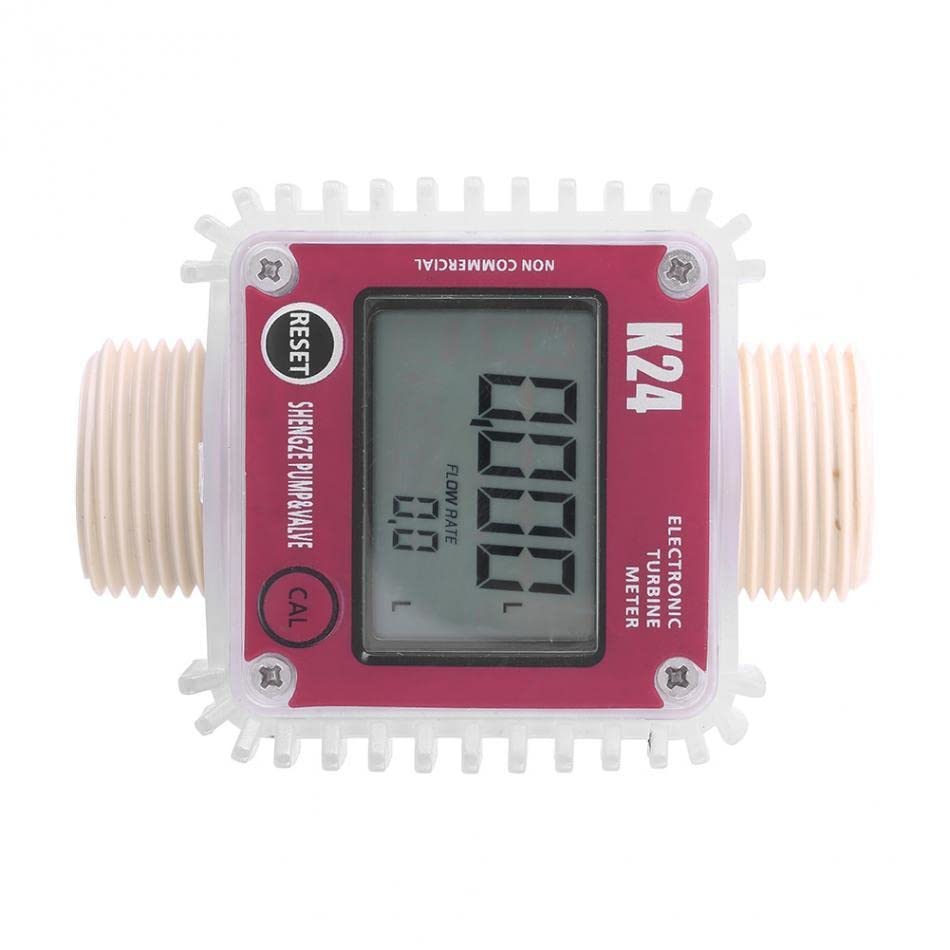 Débitmètre d'eau digital K24 turbine pour carburant diesel et liquide chimique