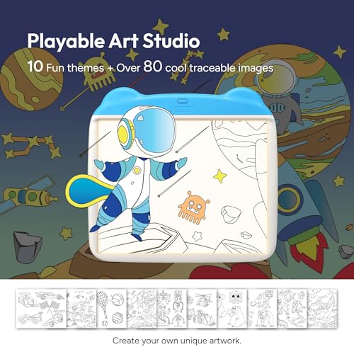 Caydo P-001W Light Up Tracing Pad, 3 Brightness Levels Kids Light Board thumb #3