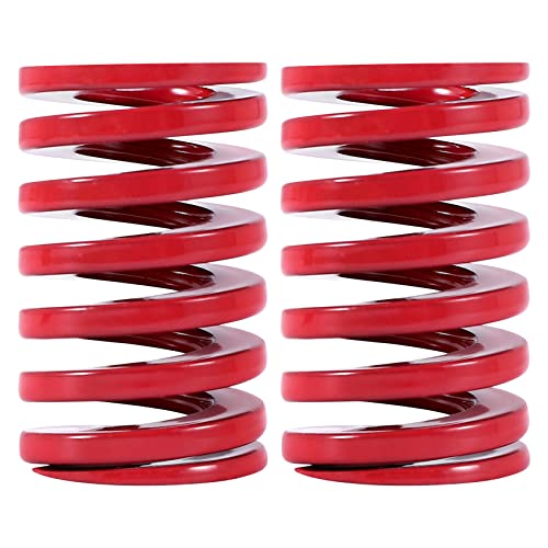 Pasuihcay 2 Pcs 25mm OD 40mm Length Compression Mould Die Springs for Trunk, Medium Load, red