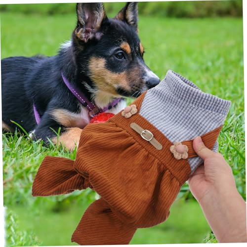 Happyyami Overol Rayado para Perros, Abrigo y Disfraz miniatura 6