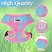 PUPTECK Soft Mesh Dog Harness and Leash Set Pet Puppy Cat Comfort Padded Vest No Pull Harnesses, Pink Plaid, L