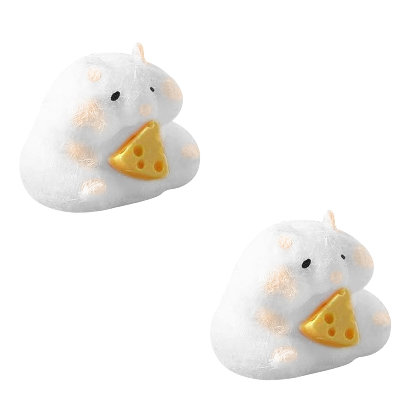 Amazon.co.jp: 2個 スクイーズハムスター、タバスクイーズ、チーズ入り