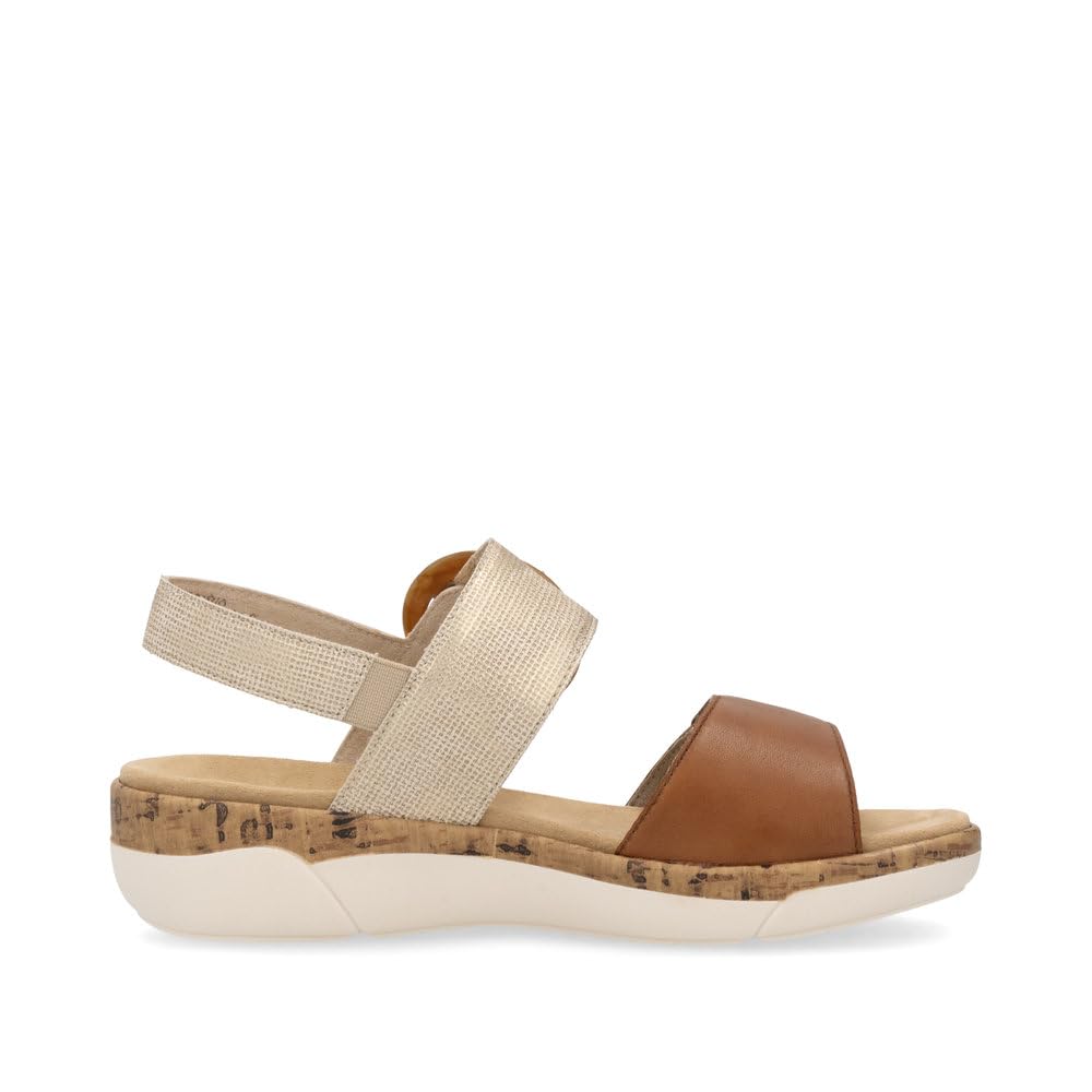 Remonte Damen Riemchensandalen R6853, Frauen Sandalen,lose Einlage