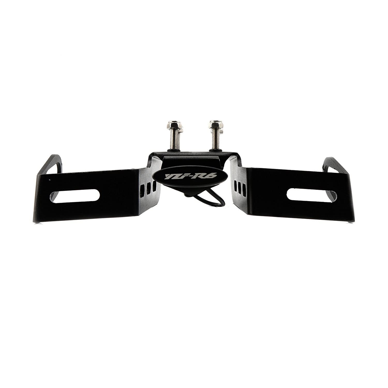 Soporte de matrícula motocicleta negro, soporte licencia