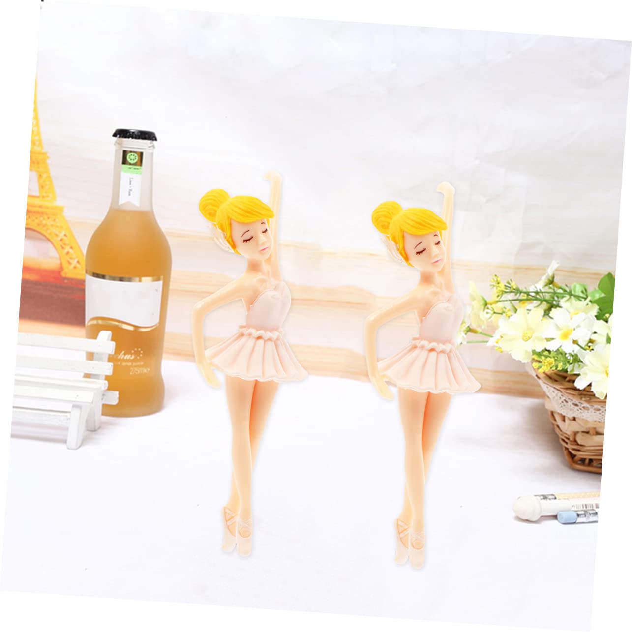PRETYZOOM 5 Set Di Decorazioni Per Cupcake A Forma Di Balletto Decorazioni Lucide Per Matrimonio 4 Pezzi*5