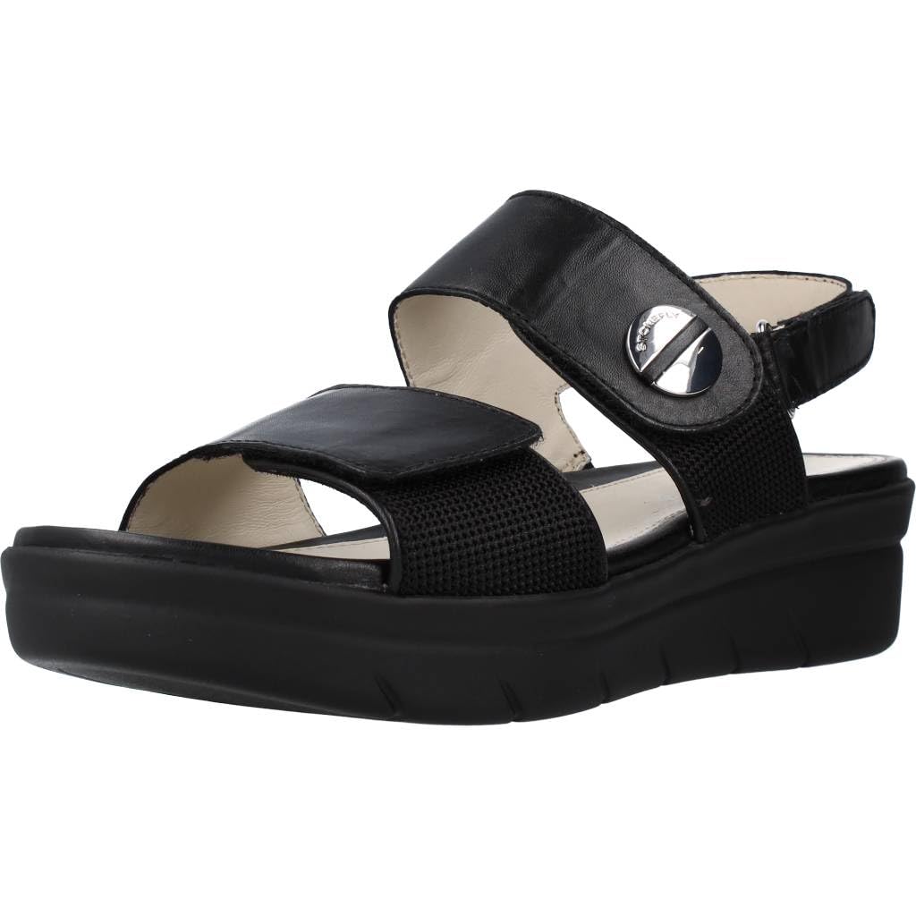 Stonefly Aqua III 12 Nappa Lth/Textil Nero 36
