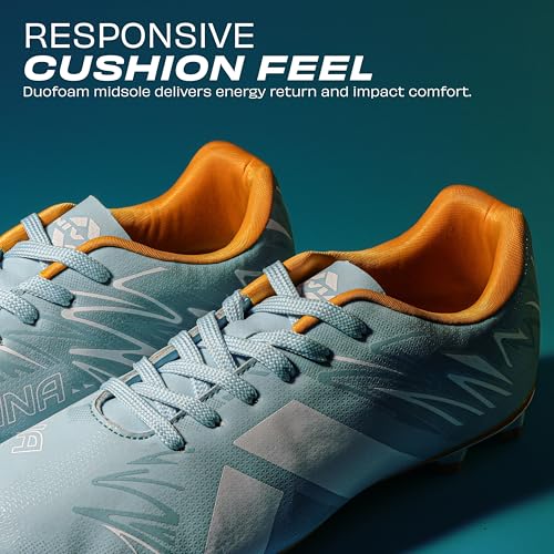 Image of Nivia Country Color WC Football Studs for Men, Firm Ground Football Shoes with Duofoam Cushioning, TPU Stud Outsole, 3D TPU Upper, Football Boots with Nylon Mid Shank Support