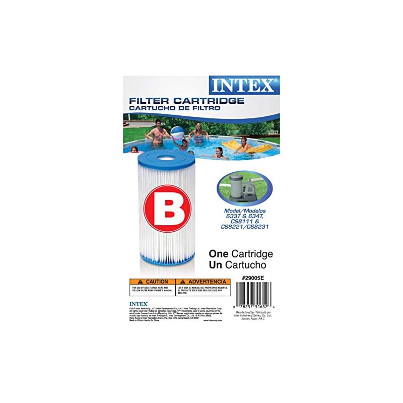 INTEX 29005 - Cartuccia tipo B per filtro