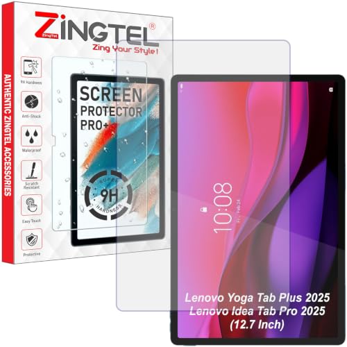 Image of Screen Guard Compatible With Lenovo Yoga Tab Plus 2025 / Lenovo Idea Tab Pro 2025 (12.7 inch Inch Tablet) Flexible Fiber Screenguard Not a Tempered Glass Screen Guard