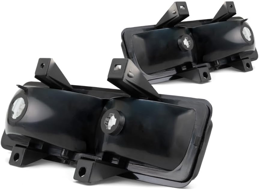 CarLights360 For Chevy Blazer Parking/Signal Light Assembly Unit 1989-1991 Pair Driver and Passenger Side | w/Dual Headlight | GM2520130 + GM2521130