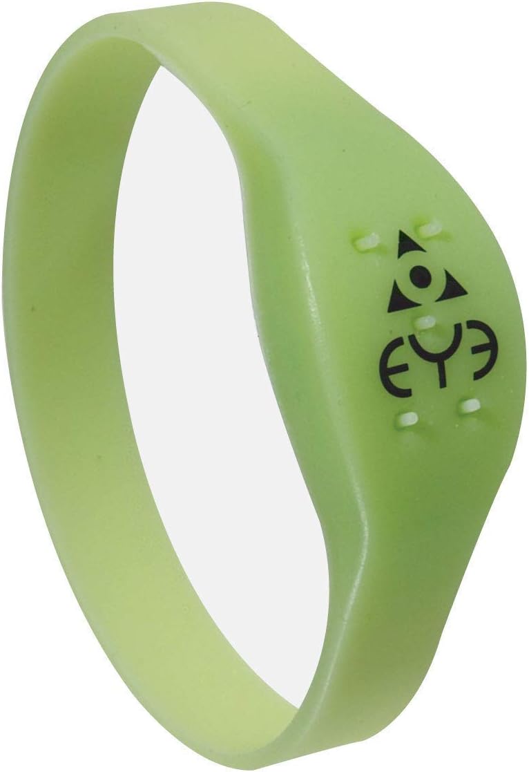 THEYE mosquito repellent band - large 202mm, green glow in dark