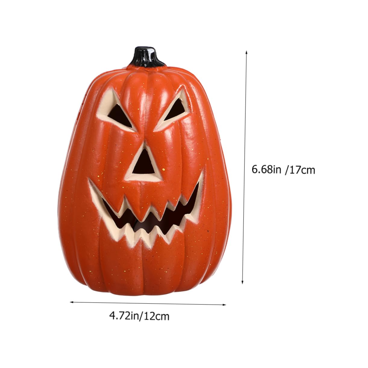 SEWACC 2Pcs Lighted Pumpkin Decor for Halloween Unique Indoor Outdoor Decoration for Fall Table Centerpieces Halloween Parties and Farmhouse Style Decor