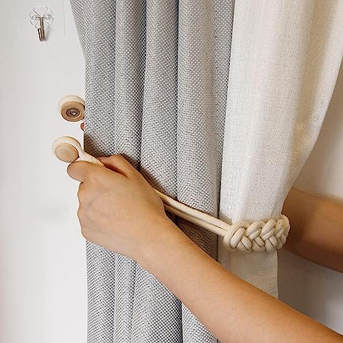 Clip para cortinas sin taladro que soluciona la caída de visillos 7