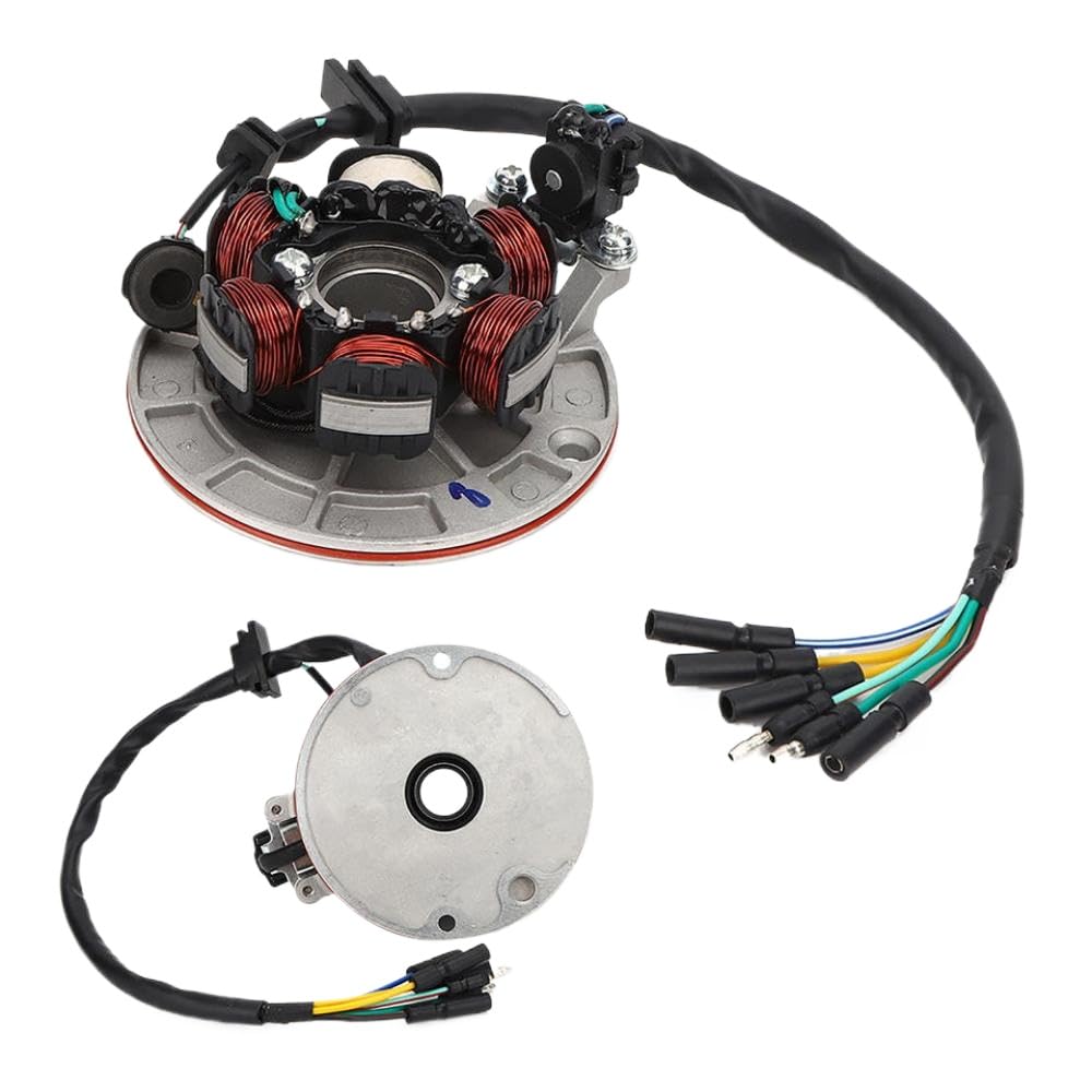 Piastra statore e bobina per lifan yx 140cc kick start motore compatibile con accessori per moto bici da pista
