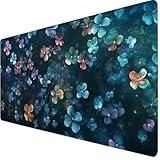 【SURFACE ULTRA-LISE】Conçu avec un matériau tressé de fibre superfine qui est super doux. La surface douce et lisse du pad de souris permet à la souris de se déplacer très facilement et offre une expérience d'utilisation sensible de la souris