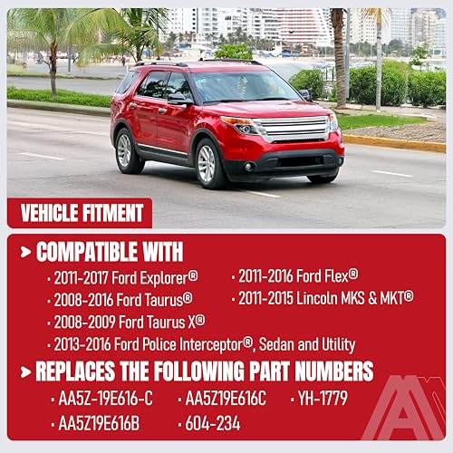 Image of HVAC Air Blend Door Actuator - Replaces YH-1779, AA5Z-19E616-C, 604-234 - Compatible with Ford & Lincoln Vehicles - Explorer 2011-2017, Flex 2011-2016, Taurus 2008-2017, MKS and MKT 2011-2015