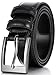 Marino’s Men Genuine Leather Dress Belt with Single Prong Buckle - Black - 34