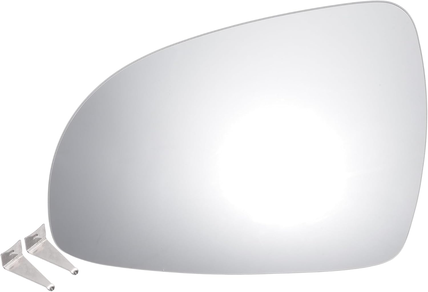 X AUTOHAUX Car Rearview Left Driver Side Mirror Glass Replacement W/Backing Plate Heated White Glass for KIA Sportage 2016-2023