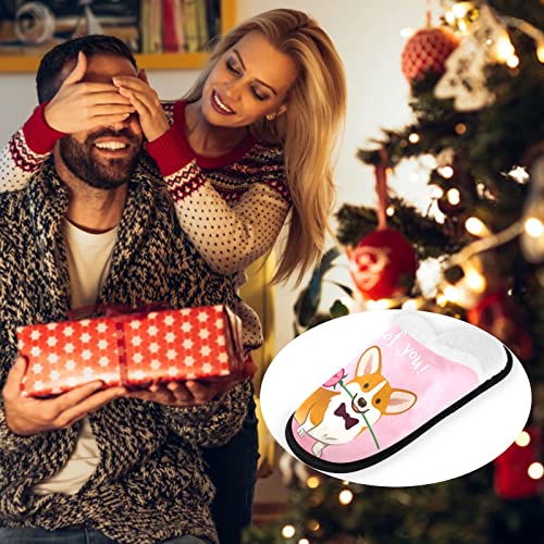 visesunny Slippers for Women Mens Winter Warm Memory Foam Cotton Home Slippers Soft Plush Fleece Slip on House Slippers for Girls Indoor Outdoor Shoes2