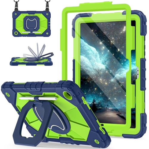 Image of Scnioy for Galaxy Tab A11+ Plus / A9+ Case 11 Inch 2025 /2023, Navy Green