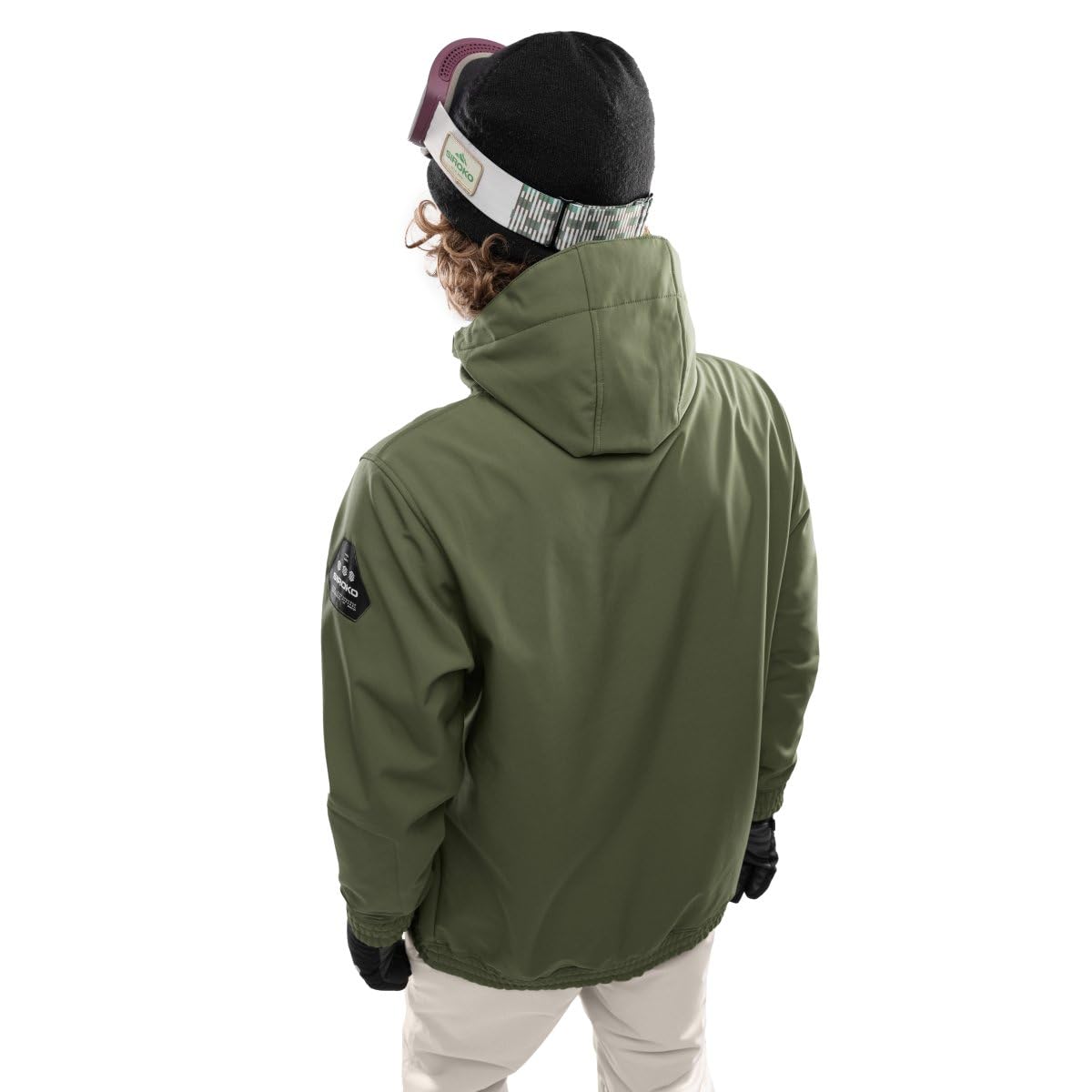 SIROKO - Veste de Snowboard avec Poche Kangourou W3 Robson