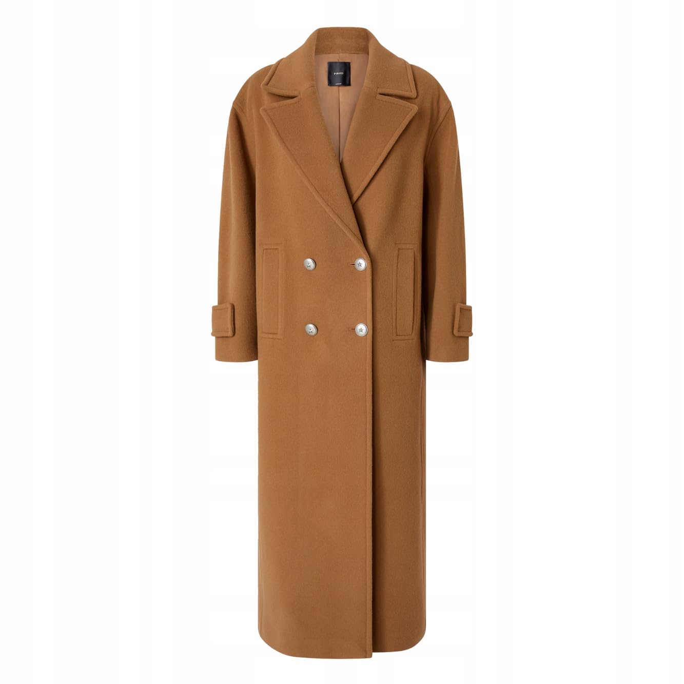 PINKO płaszcz damski Camembert Coat brązowy