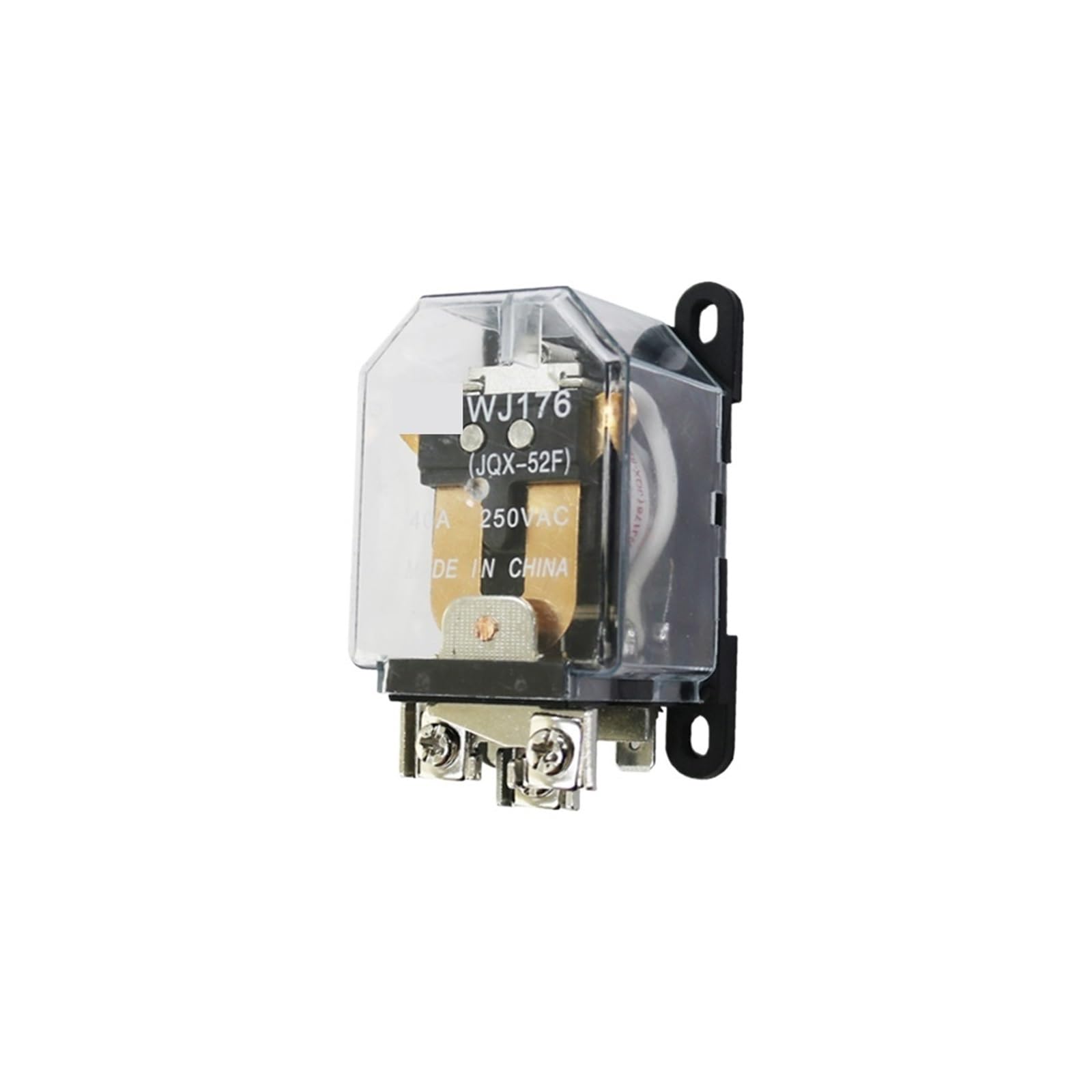 BALYDLUL High power relay JQX-52F 1Z 12VDC 24VDC 110VAC 220VAC General Purpose Relay 40A 5pins Silver contact Electromagnetic Relay(Transfer,220VAC)