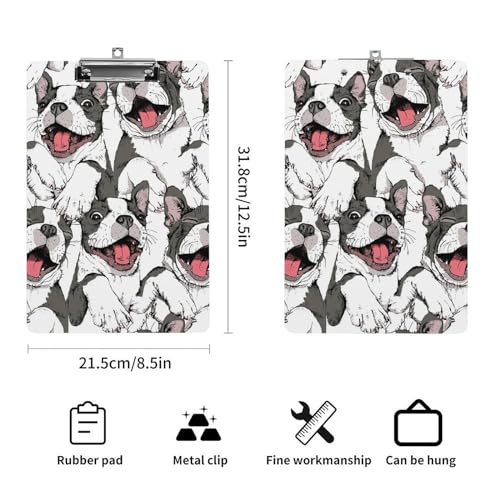 Planchettes à pince porte document A4 rigide pour stopper la pagaille sur votre bureau - 2