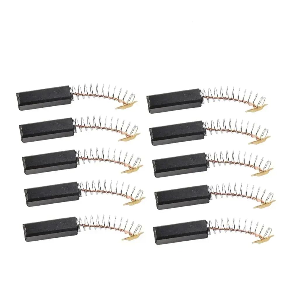 20 szt. 5 x 8 x 15 mm szczotka węglowa szczotka do silnika szczotka węglowa kompatybilna z modelami szlifierek kątowych, takimi jak CSB 650 2 RE CSB 650 2 RET akcesoria zamienne do elektronarzędzi