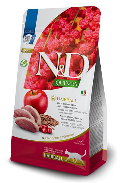 See full amazon price history chart for N&D Quinoa Hairball Adult CAT Food N&D Quinoa Hairball Adult CAT Food (B0DCG7B212) Amazon Price History, Amazon Price Tracker
