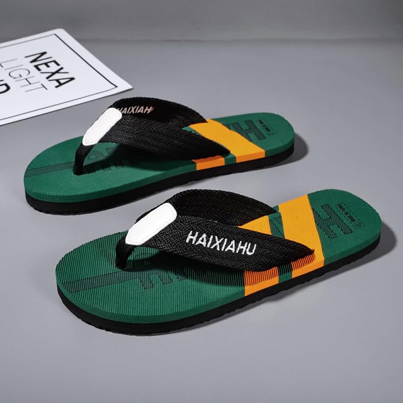 Men's Flip-Flops, Thongs Sandals Comfort Slippers for Beach Non-Slip Gym Pool Dorm Water Sandals Flip Flops2