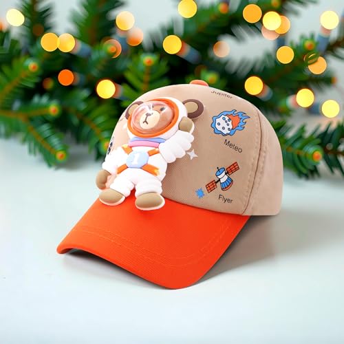 Image of VRITRAZ Kids Unisex Baseball Cap for Boys & Girls | Adjustable Strap | Comfortable Casual Cap (Age 4-12 Years)