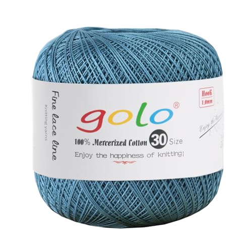golo Crochet Thread Size 30 Yarn for Hand Knitting Lace Yarn Crochet Yarn for Crocheting