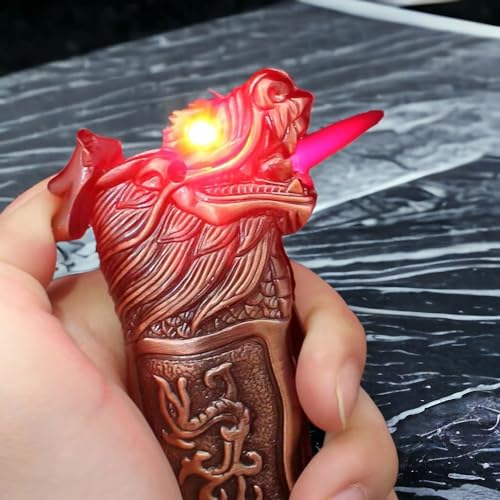 Encendedor Dragon Torch metálico recargable miniatura 5