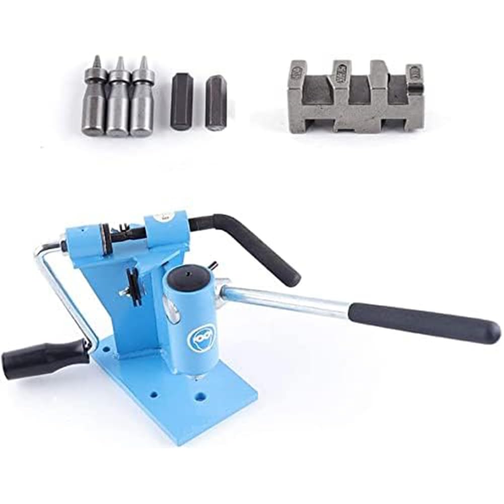 Motosierra Rompedor De Cadenas, 2 En 1 Motosierra Rompedor De Cadena Remache Remachador Divisor Desmontar Herramienta De Reparación, Banco Cadena Rompedor De Eslabones, Azul