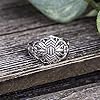 WILLOWBIRD Oxidized Sterling Silver Celtic Filigree Ring for Women (Size 8)