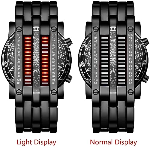 Image of Gosasa Big Face Men Digital Sports Watch Water Resistant Outdoor Easy Read Military Back Light Black Watch