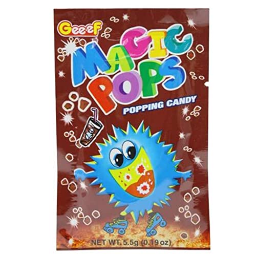 Image of Gee.ef Magic Pops Popping Candy, Cola Flavor, 5 g x 40 Pouches, 200 g