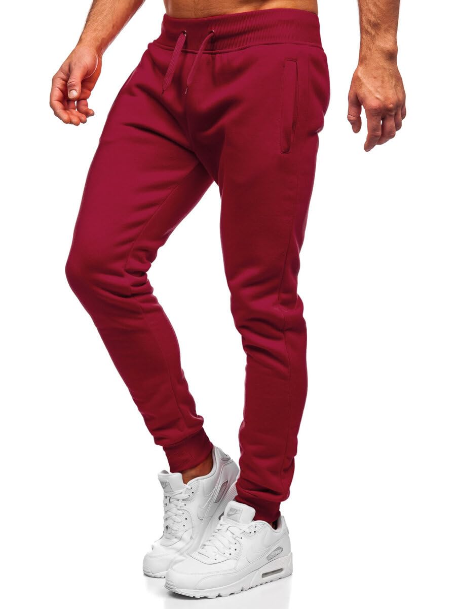 Heren Fitness joggingbroek rechte pijp Catalyst Blauw
